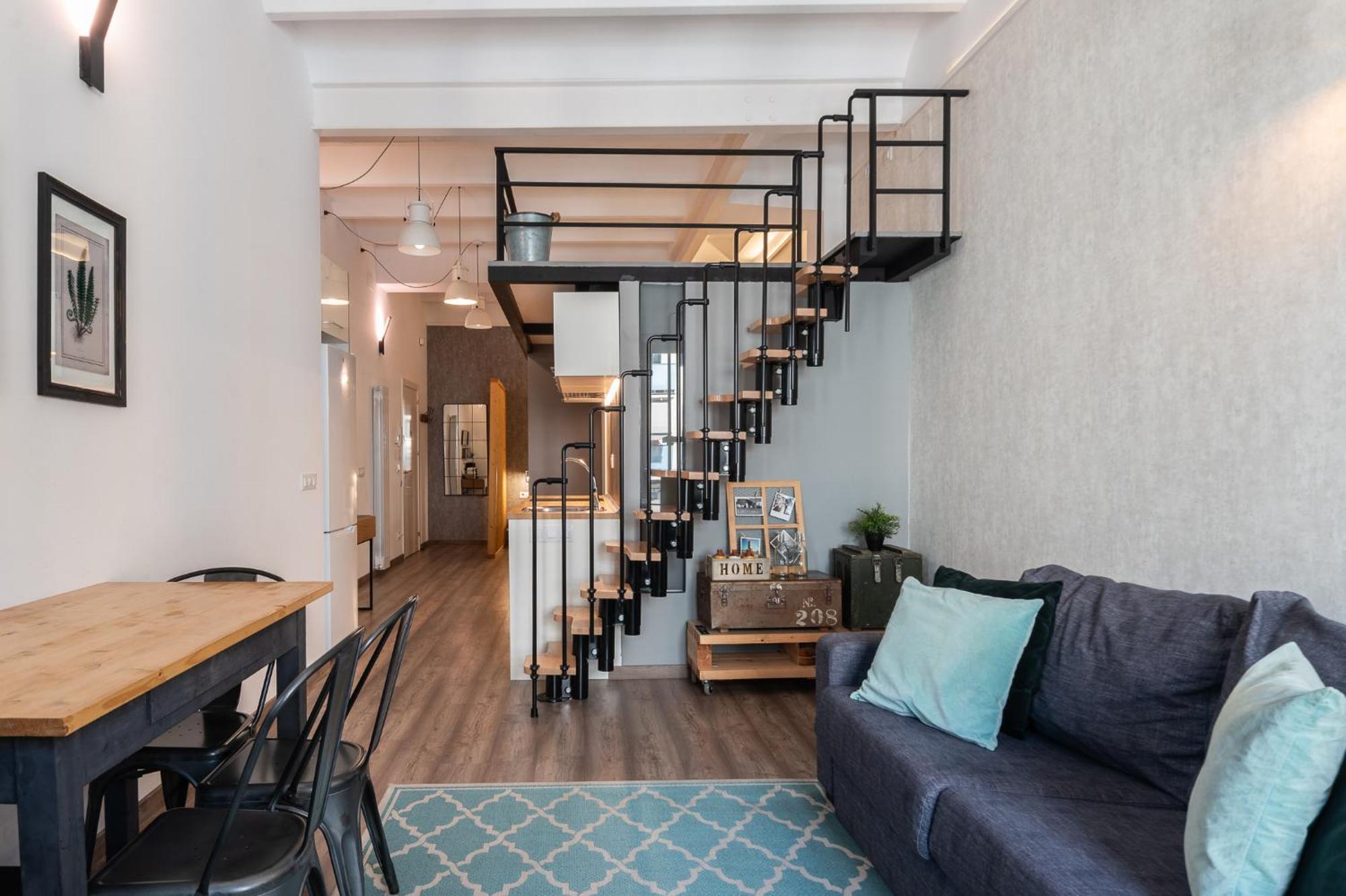 Beautiful Renovated Loft Minutes From The Beach Барселона Экстерьер фото